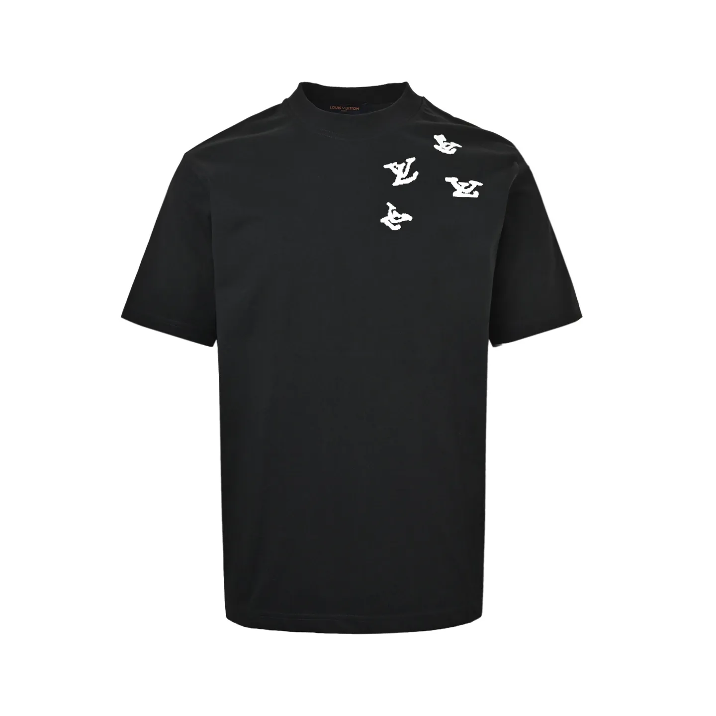 Louis Vuitton/Louis Vuitton 26ss flocked presbyopia logo printed short sleeves